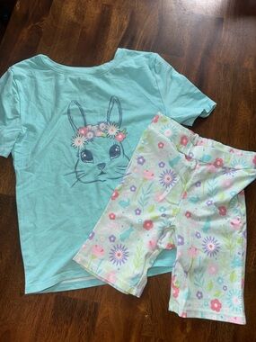 Rufflebutts spring bunny pajamas